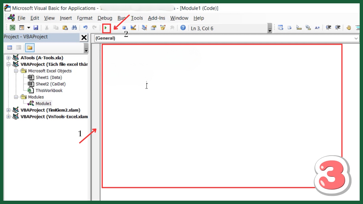 Hướng dẫn cách tách sheet thành từng file Excel riêng biệt - bước 3