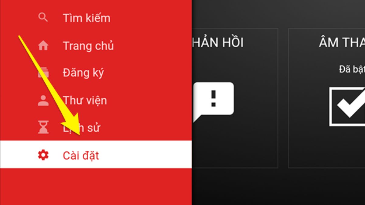 Hướng dẫn cách khóa YouTube trên tivi Xiaomi - bước 2