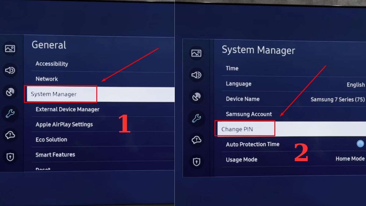 Hướng dẫn cách khóa YouTube trên tivi panasonic - bước 2