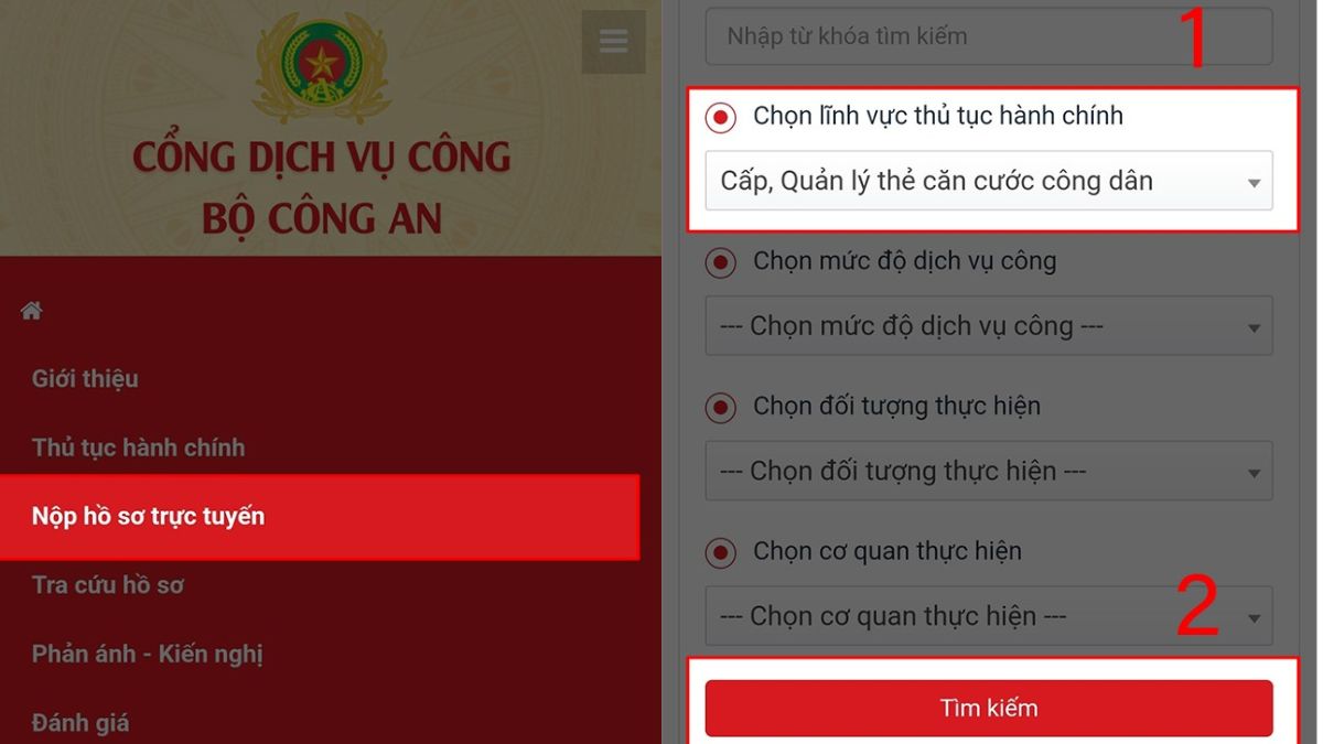Cách làm CCCD cho trẻ em dưới 14 tuổi trên VNeID - bước 1