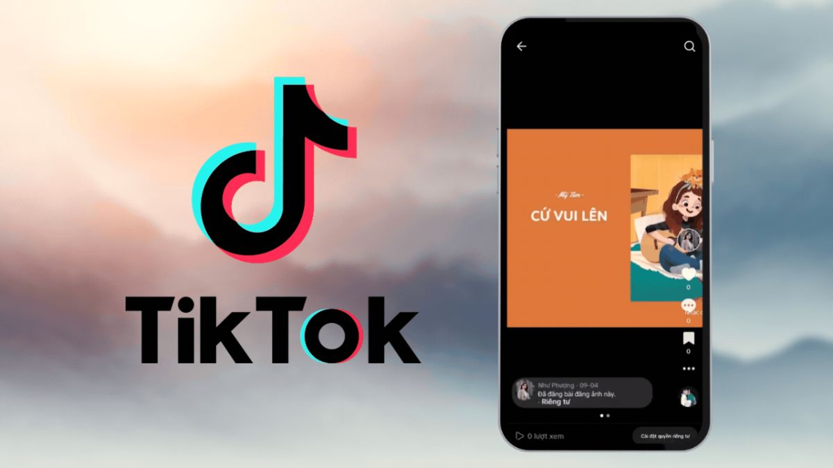 Cách làm video TikTok bằng 20 hình ảnh