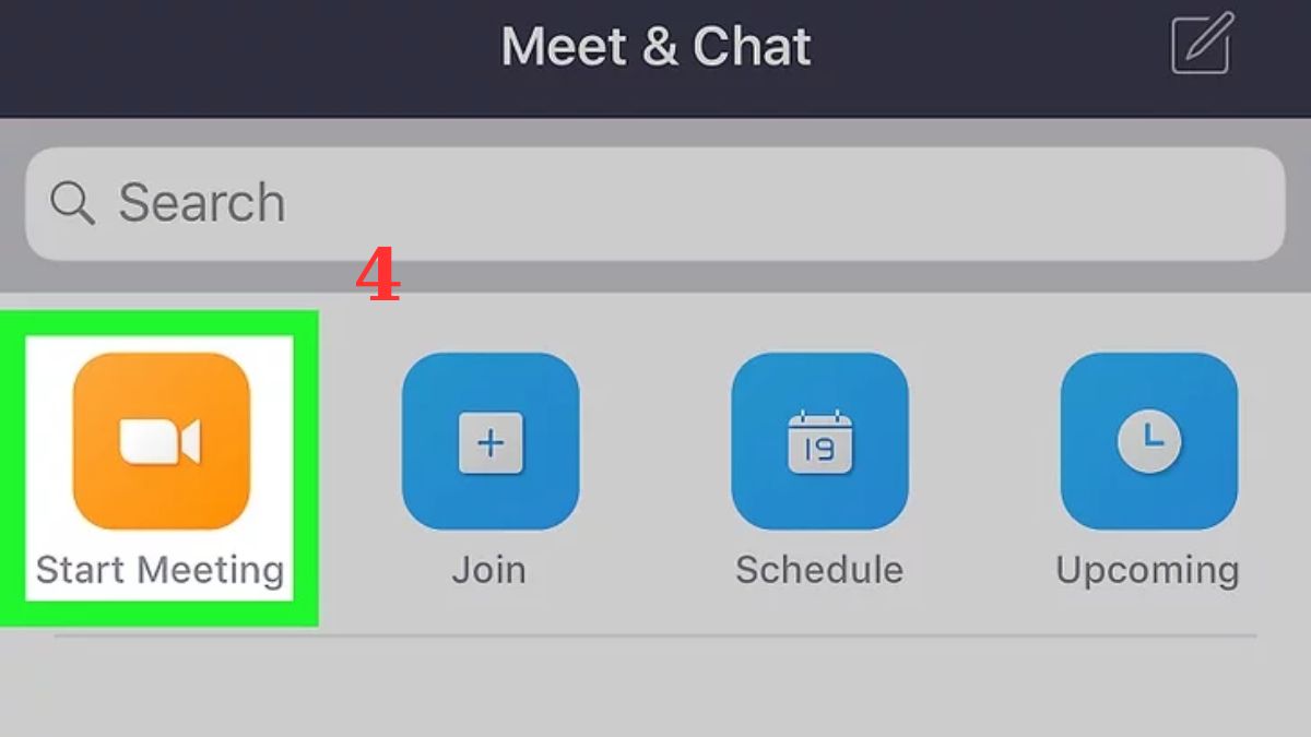 Hướng dẫn cách record trên Zoom bằng điện thoại không phải host trên iphone - bước 2