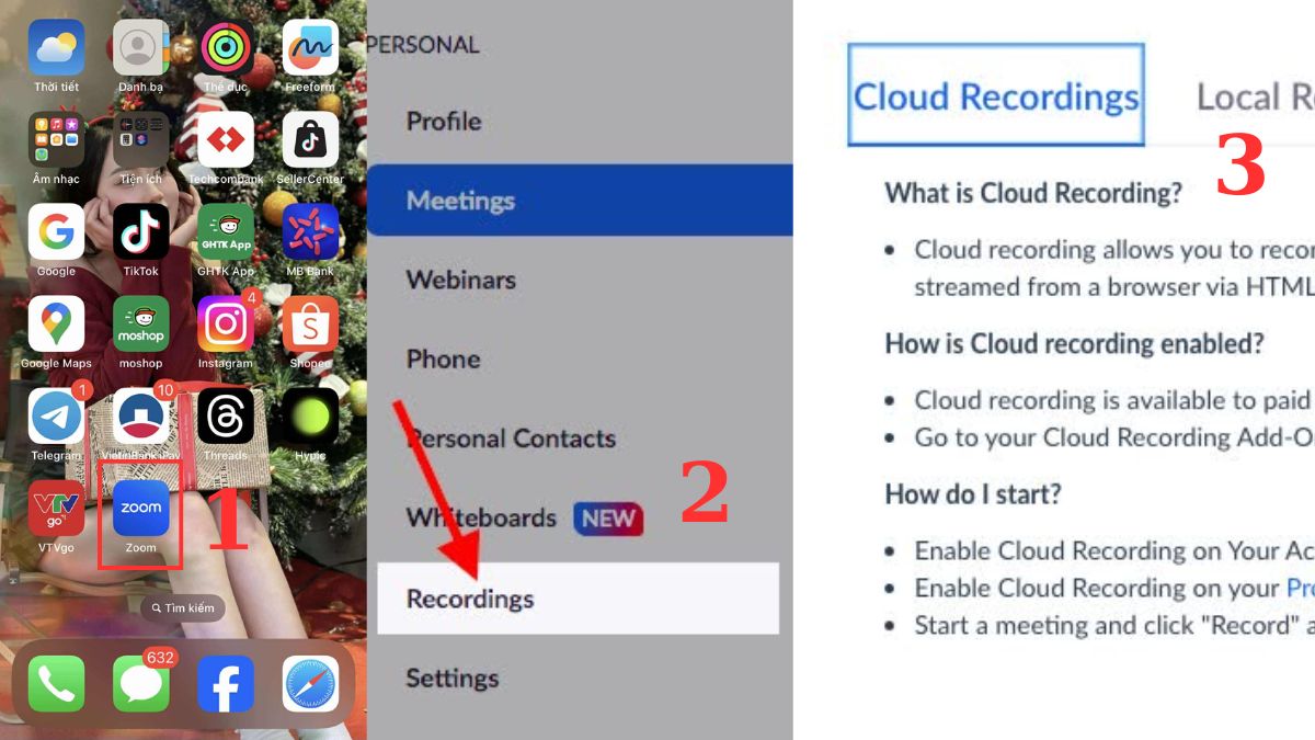 Hướng dẫn cách record trên Zoom bằng điện thoại và cách xem vị trí bản record