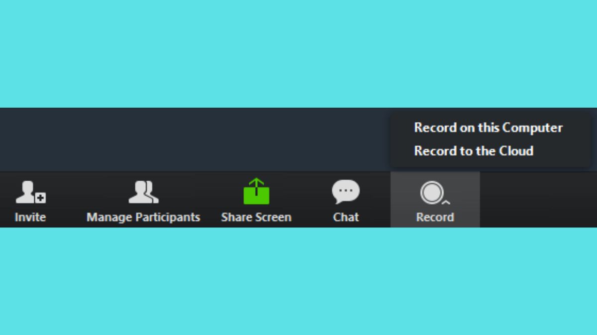 Hướng dẫn cách record trên Zoom bằng máy tính được cấp quyền - bước 2