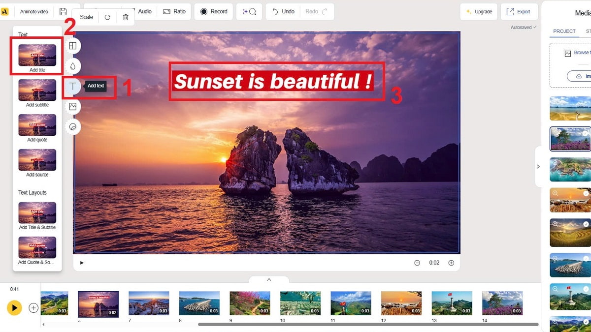 cách sử dụng Animoto trên website - bước 4
