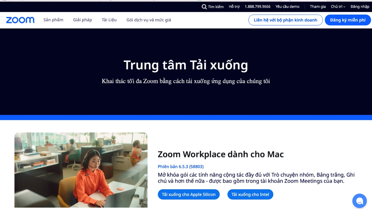 Hướng dẫn cách tải và cài đặt Zoom trên PC - Bước 1