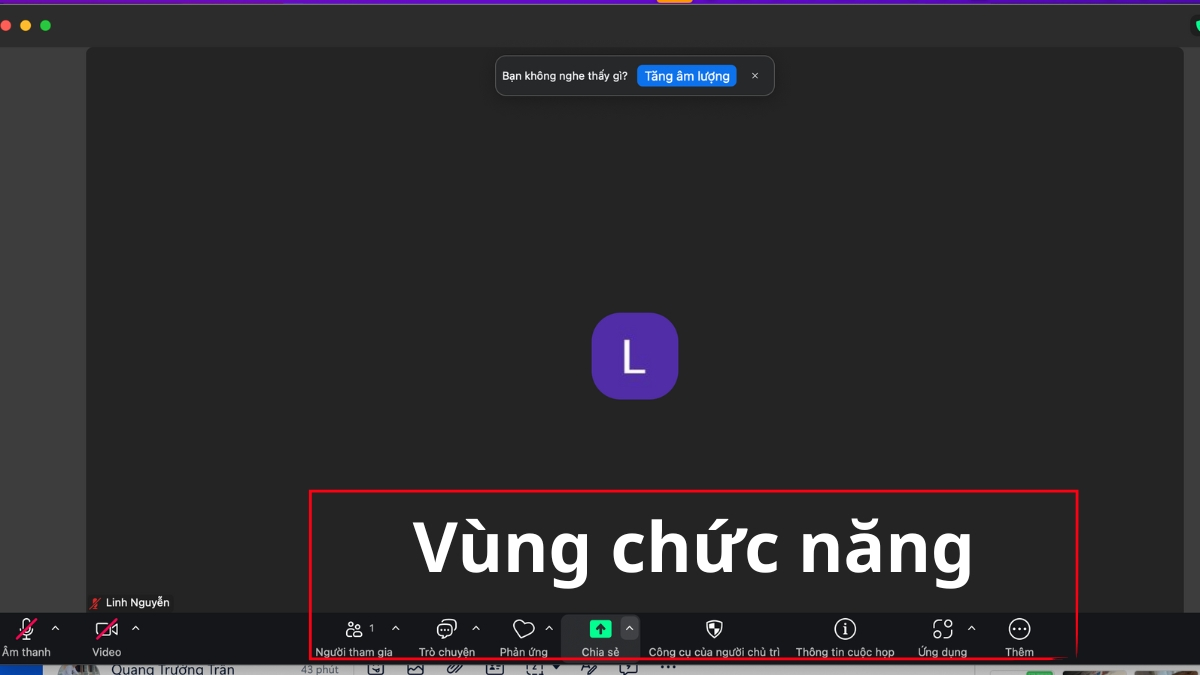 Hướng dẫn cách sử dụng Zoom với các tính năng khác - bước 1