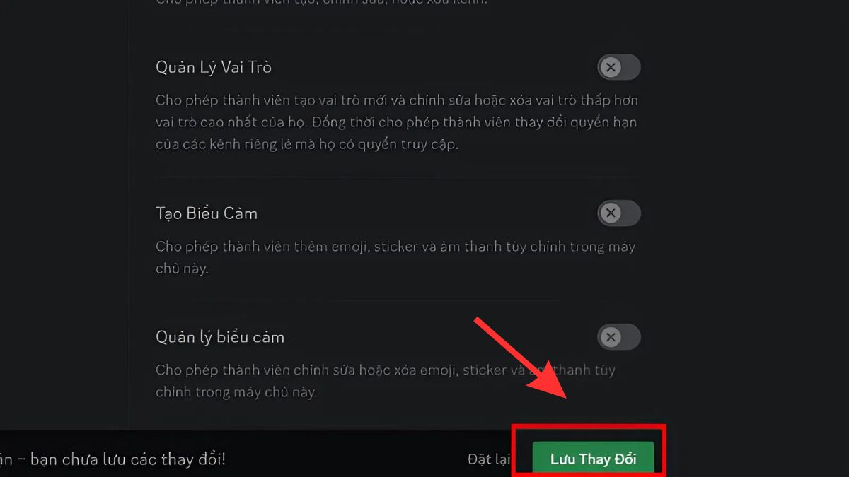 Hướng dẫn cách tạo role trong Discord trên máy tính - bước 5