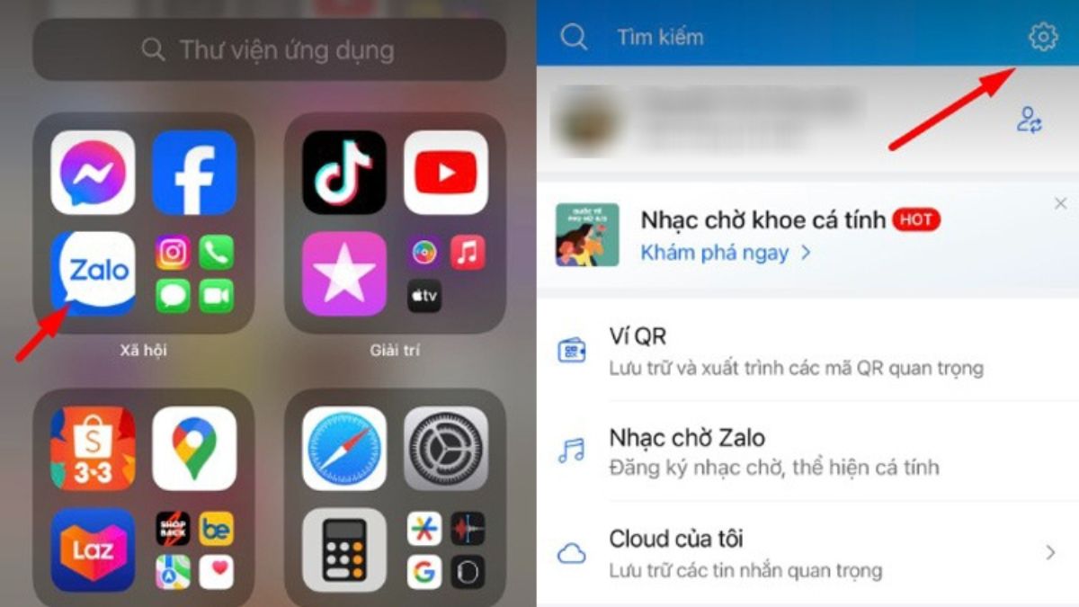 Tắt thông báo tin nhắn zalo tất cả mọi người - bước 1