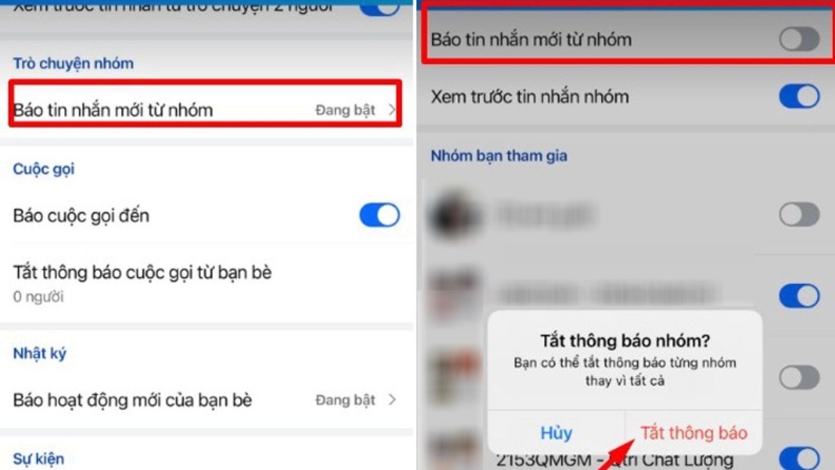 Tắt thông báo tin nhắn zalo tất cả mọi người - bước 4