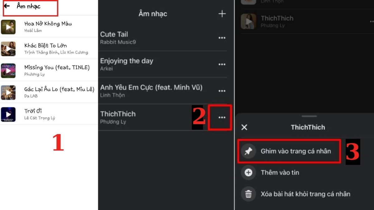 Hướng dẫn ghim nhạc trên Facebook bằng máy tính