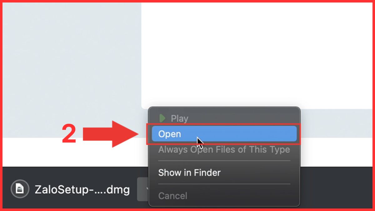 Cách tải và cài đặt Zalo PC trên MacOS - bước 2