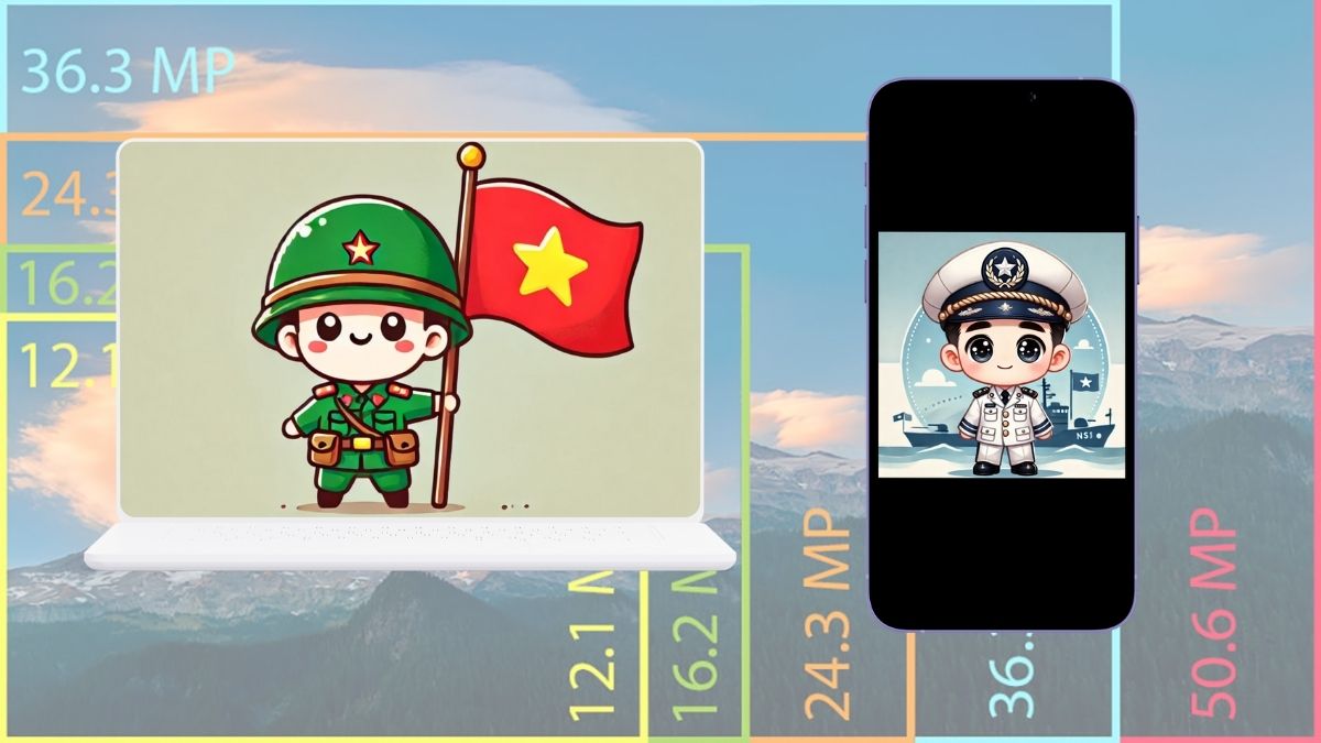 Ứng dụng độ phân giải trên sản phẩm điện tử