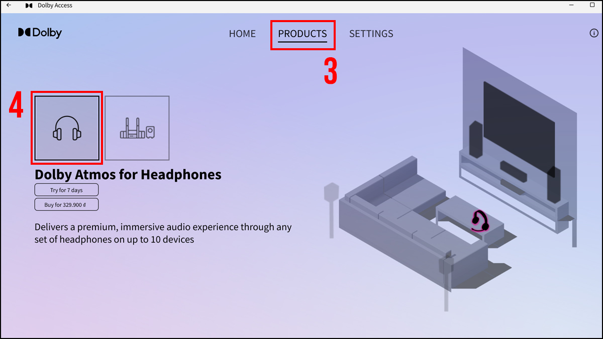 Cách cài đặt Dolby Atmos trên máy tính - bước 2