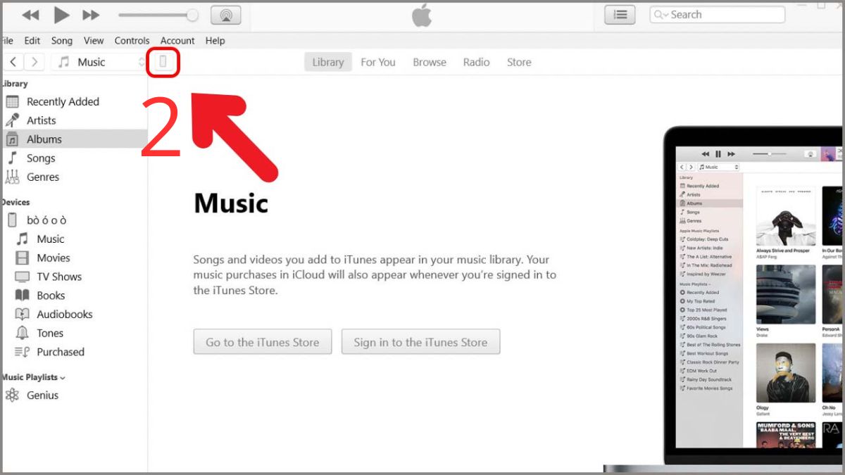 Cách khắc phục lỗi không kích hoạt được iMessage - cập nhật lại phiên bản iOS bằng Itunes - bước 2