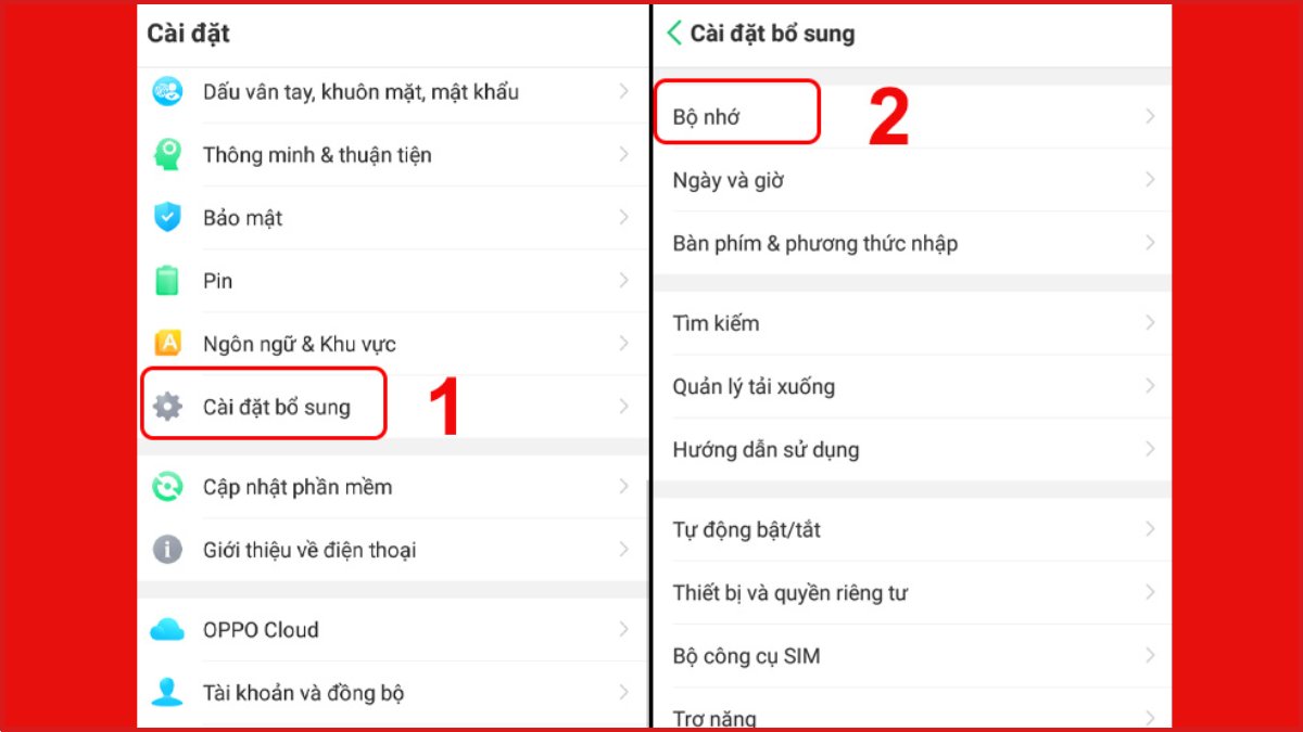 Cách khắc phục lỗi không mở được camera trên điện thoại - xóa bộ nhớ cache - bước 1