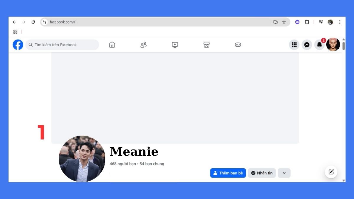 Hướng dẫn cách RIP tài khoản trên Facebook bằng code - bước 1