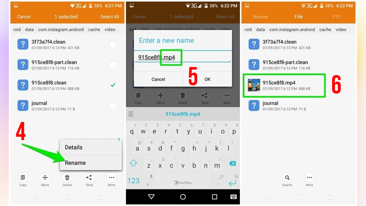 Tải video Instagram trên điện thoại android - bước 2
