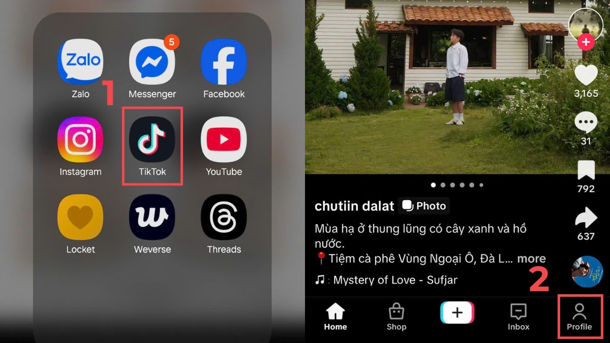 Hướng dẫn cách đăng ký dấu tích xanh với tài khoản cá nhân - bước 1