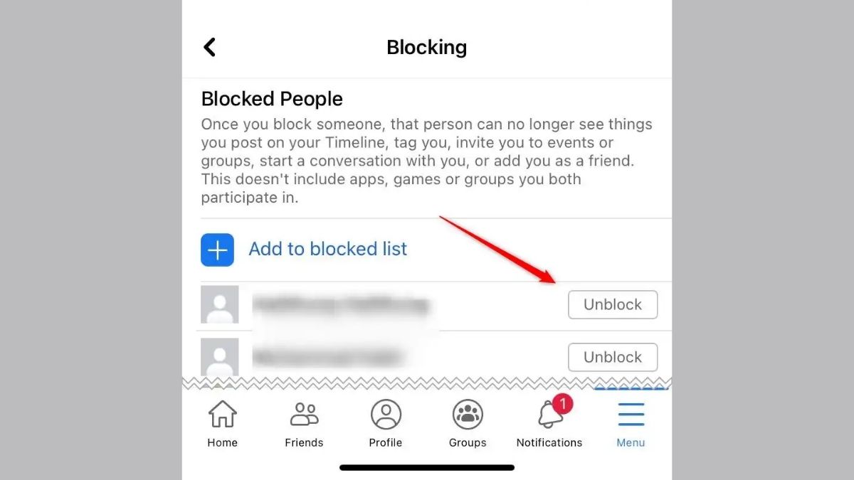 Cách quản lý danh sách chặn hiệu quả trên Facebook