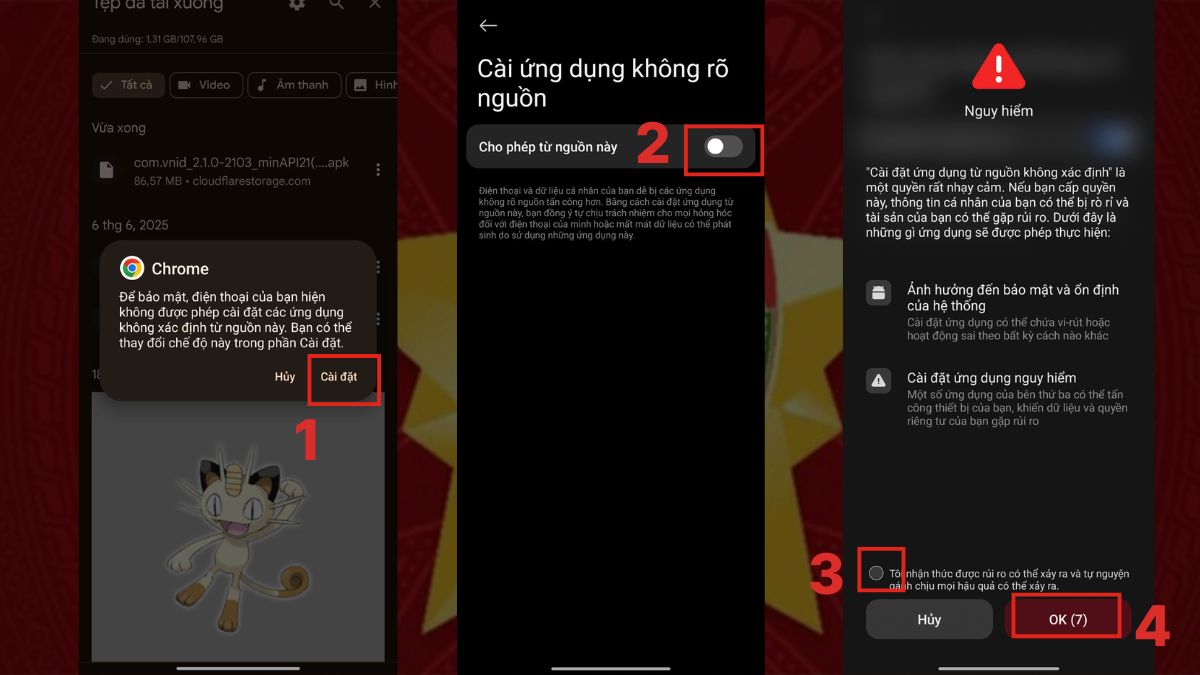 Hướng dẫn cách tải và cài đặt VNeID APK - bước 3