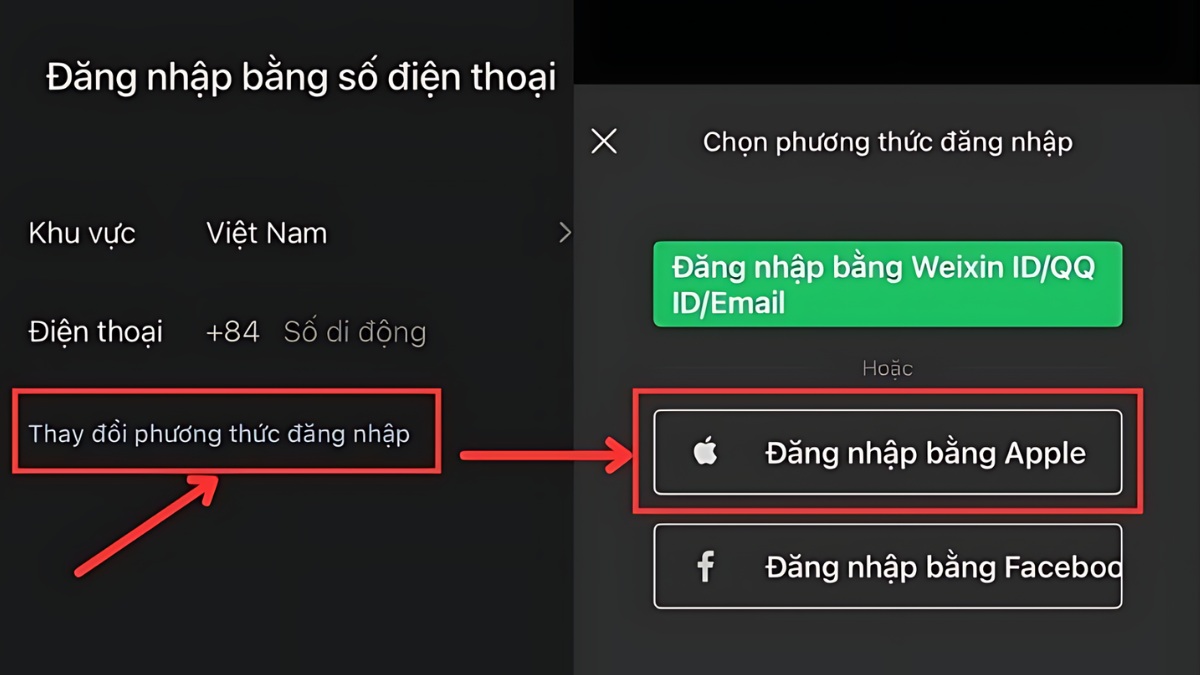 Cách mở tài khoản Wechat bị chặn - Đăng nhập qua phương thức khác