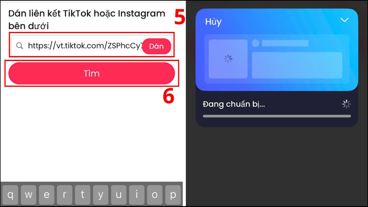 Cách bỏ logo TikTok trên iPhone bằng ReposterTik - bước 3