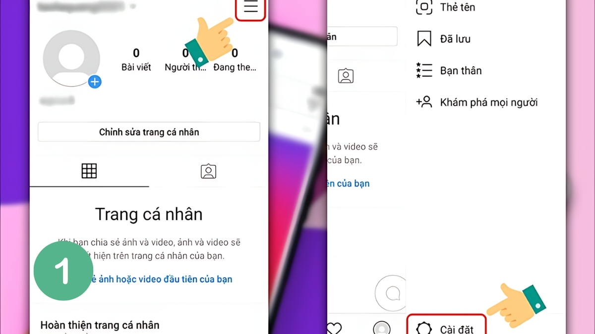 Kích hoạt xác thực 2FA trên Instagram