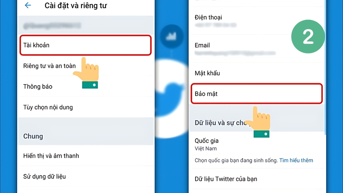 Kích hoạt xác thực 2FA trên X
