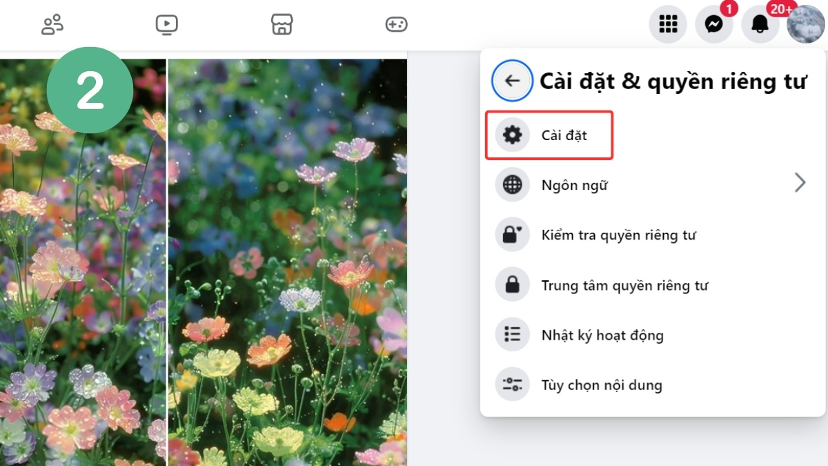 Cách kích hoạt 2FA trên Facebook - bước 2