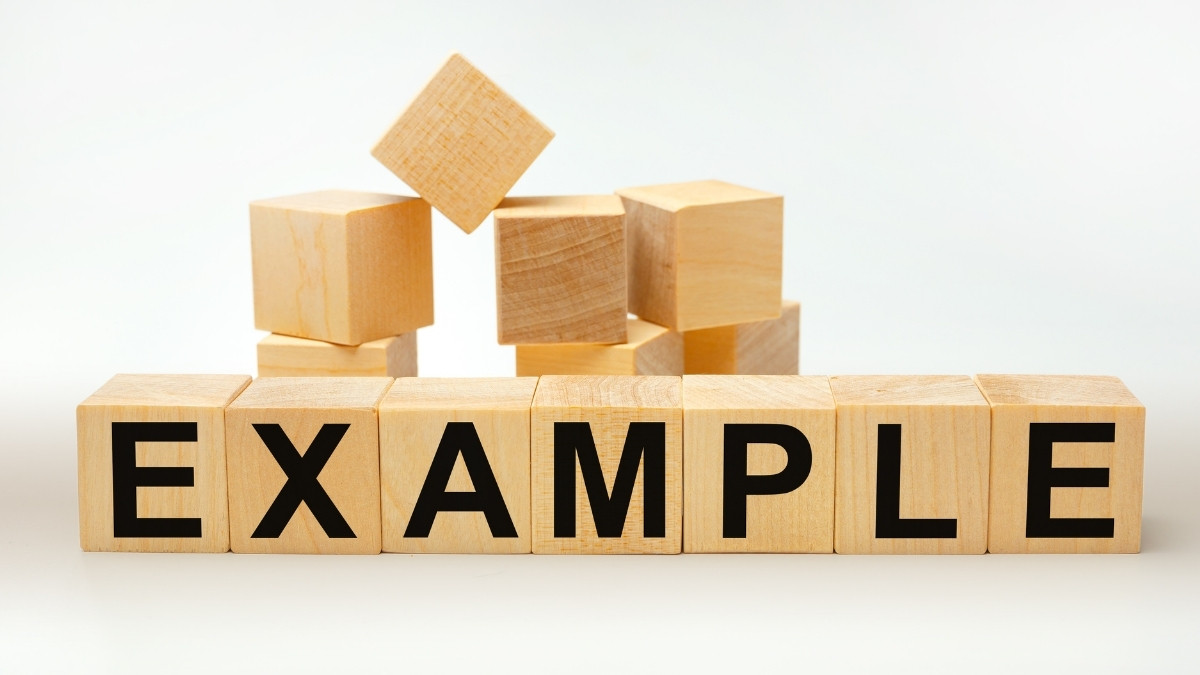 Ex trong viết tắt của từ example