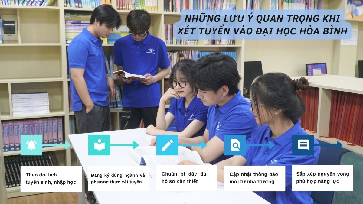 Những lưu ý quan trọng khi xét tuyển vào trường Đại học Hòa Bình