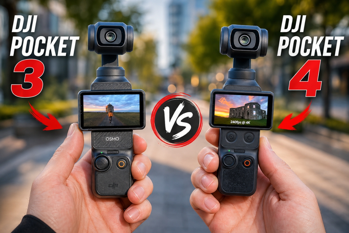 DJI Osmo Pocket 4 có nâng cấp gì so với Pocket 3? So sánh chi tiết
