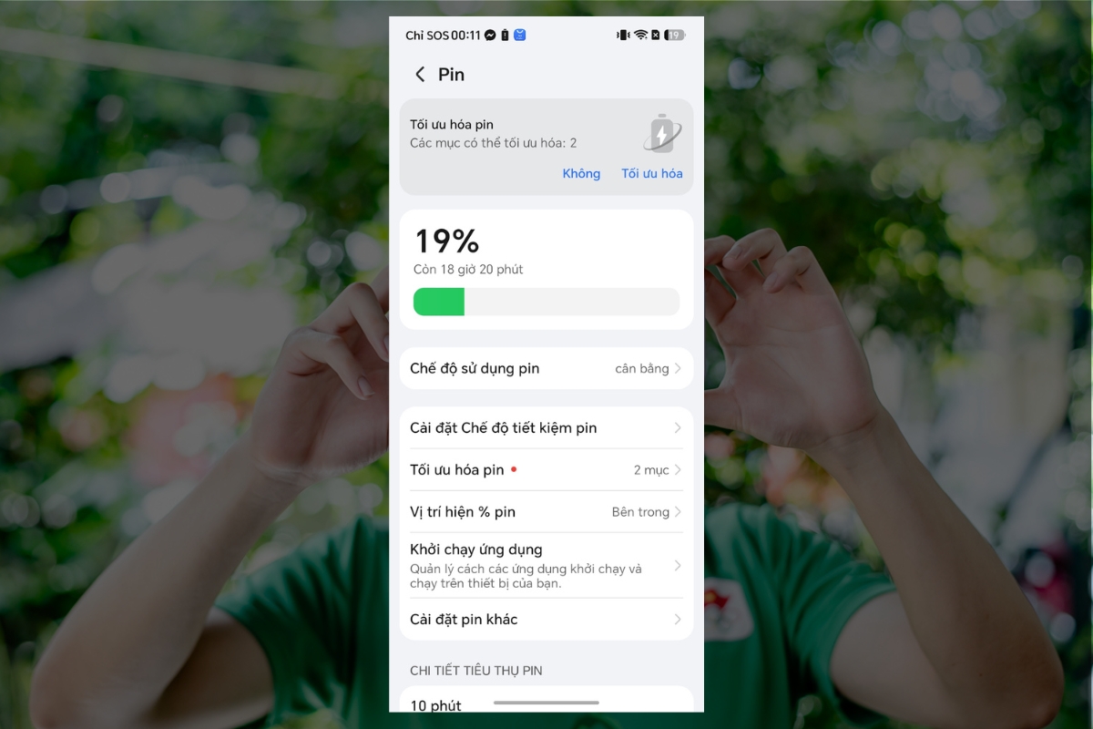Đánh giá Honor 600S về pin