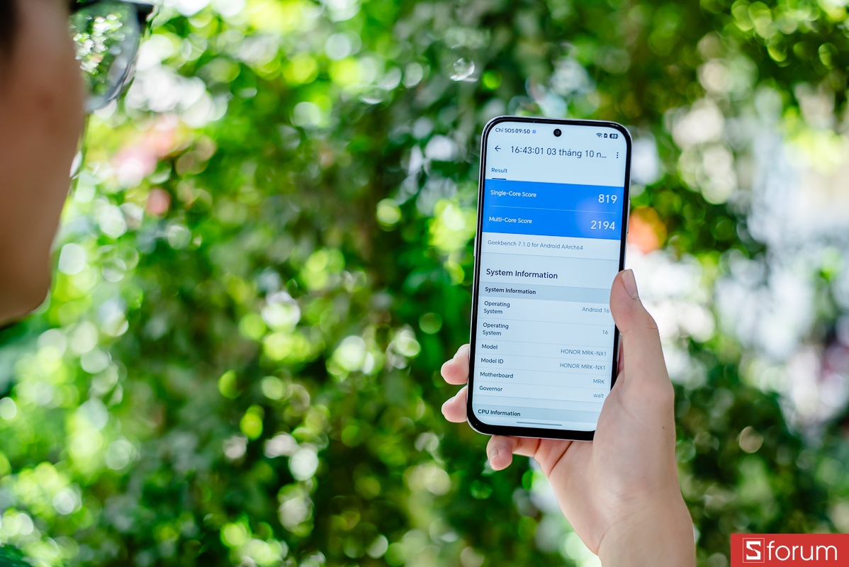 Đánh giá Honor 600S về hiệu năng với Geekbench 7