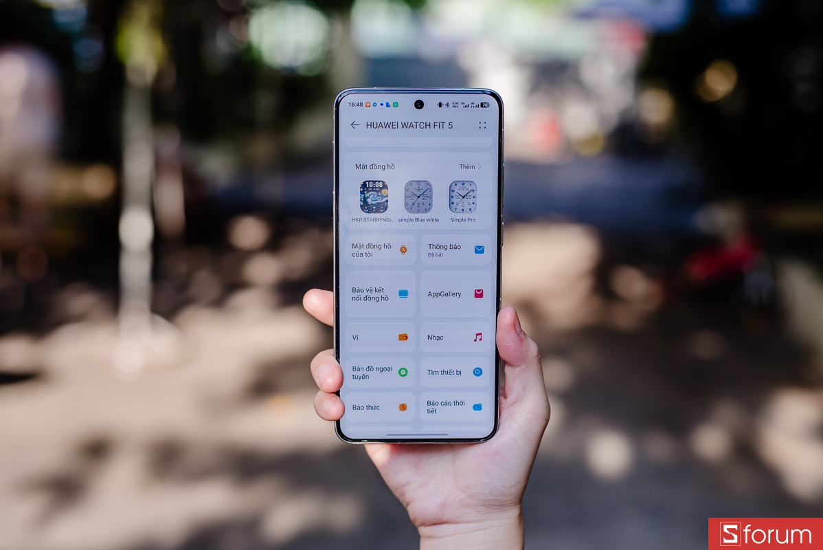 Ứng dụng Huawei Sức khỏe cung cấp cho mình mọi cài đặt trực quan và dễ sử dụng