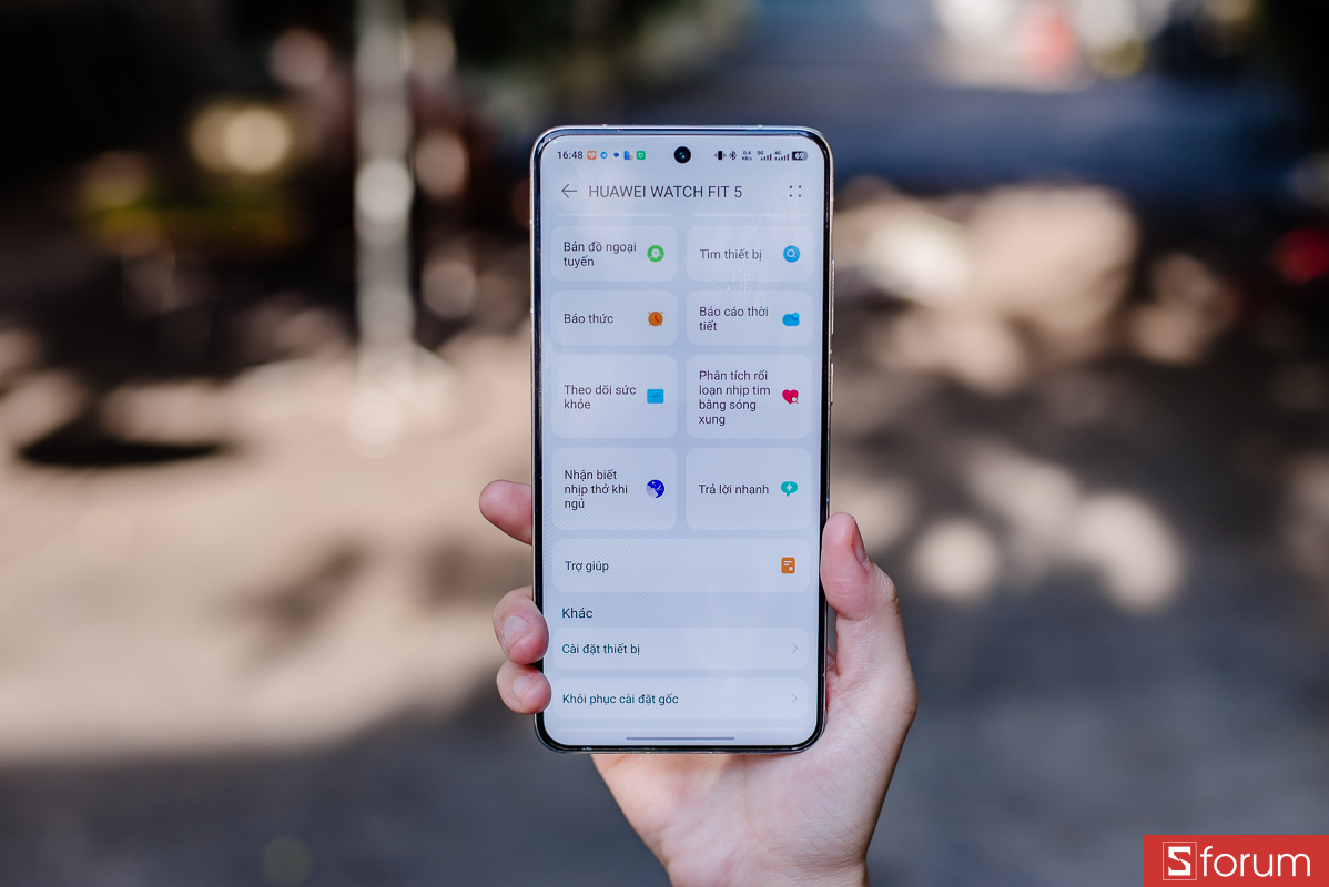 Ứng dụng Huawei Sức khỏe cung cấp cho mình mọi cài đặt trực quan và dễ sử dụng