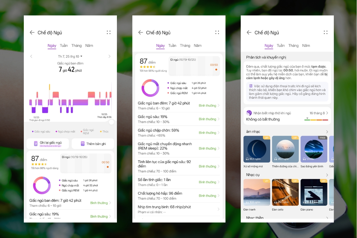 Theo dõi giấc ngủ TruSleep 4.0 cải tiến với huấn luyện giấc ngủ