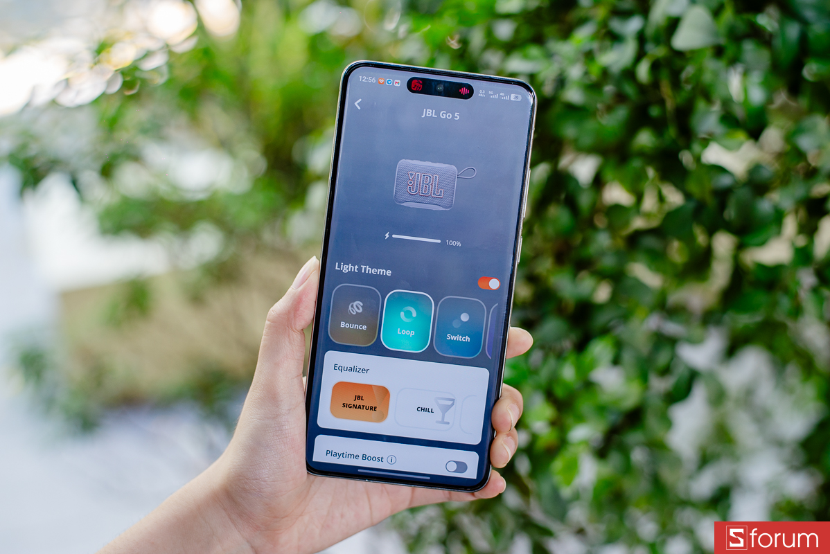 Đánh giá JBL Go 5 về tính năng: App JBL Portable dễ dùng