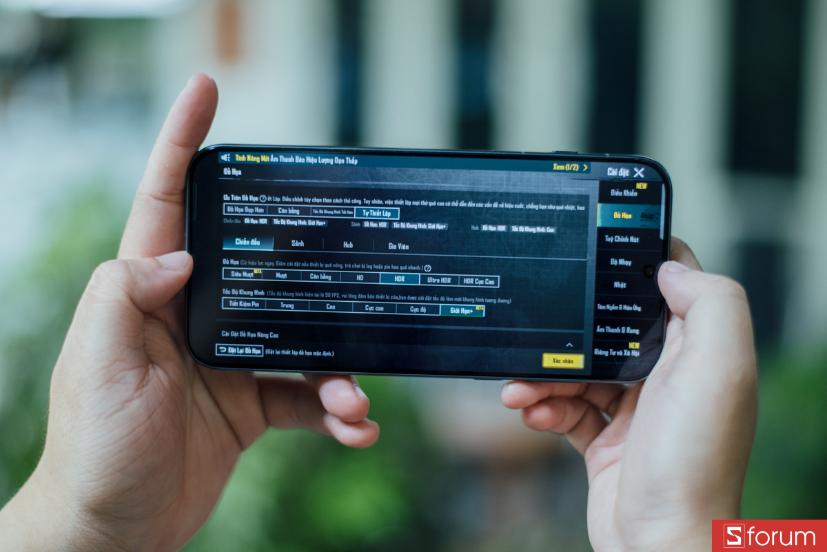 OPPO Find X8 dễ dàng gánh các tựa game phổ biến như PUBG Mobile ở mức đồ họa cao nhất