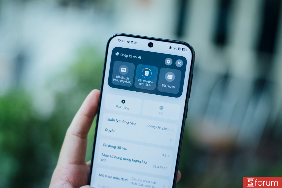 ColorOS 15 tích hợp nhiều tính năng thông minh như tối ưu hiệu suất AI