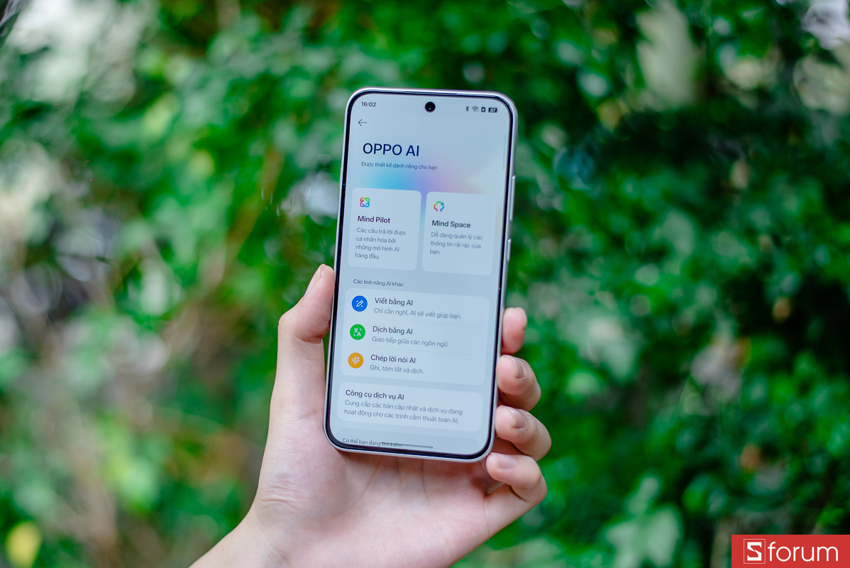 Đánh giá OPPO Reno16 F 5G về phần mềm AI