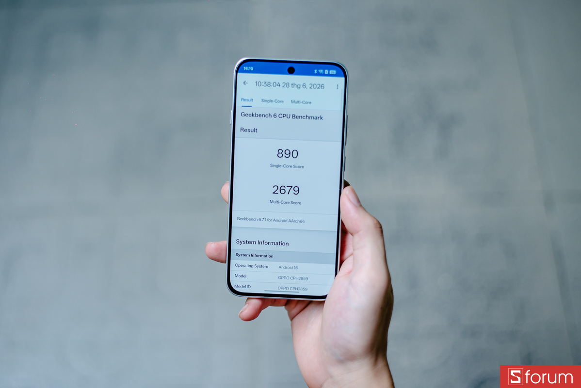 Đánh giá OPPO Reno16 F 5G về hiệu năng