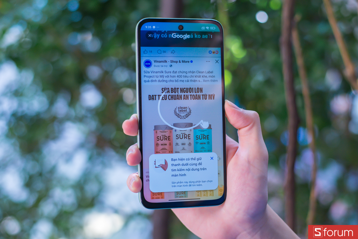 Redmi 15 5G được tích hợp Google Lens để tìm kiếm bằng hình ảnh hoặc sử dụng Gemini