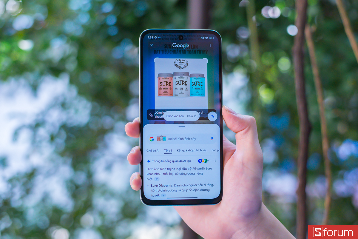 Redmi 15 5G được tích hợp Google Lens để tìm kiếm bằng hình ảnh hoặc sử dụng Gemini