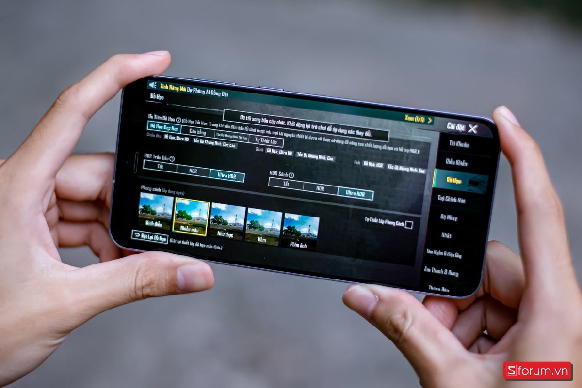Đánh giá Samsung Galaxy S25 FE về hiệu năng khi chơi game