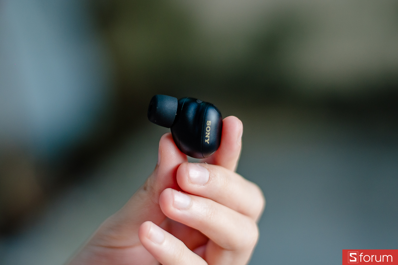 Đánh giá Sony WF-1000XM6 về thiết kế củ tai nghe