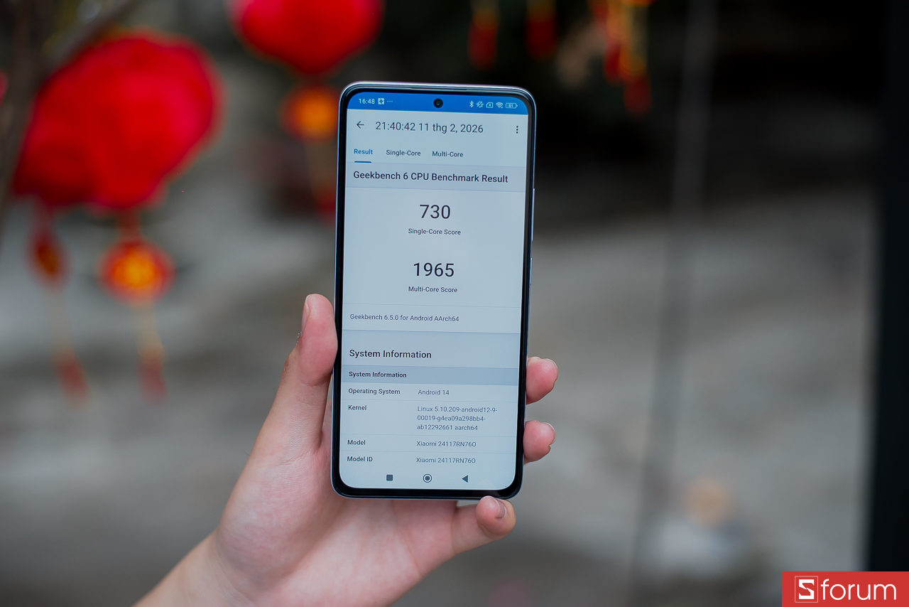 Hiệu năng đủ dùng trong phân khúc, đáp ứng tốt nhu cầu hàng ngày và chơi game