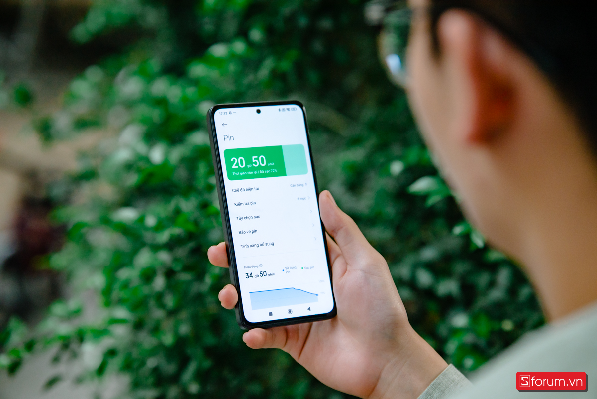 Redmi Note 14 được trang bị viên pin dung lượng 5500mAh
