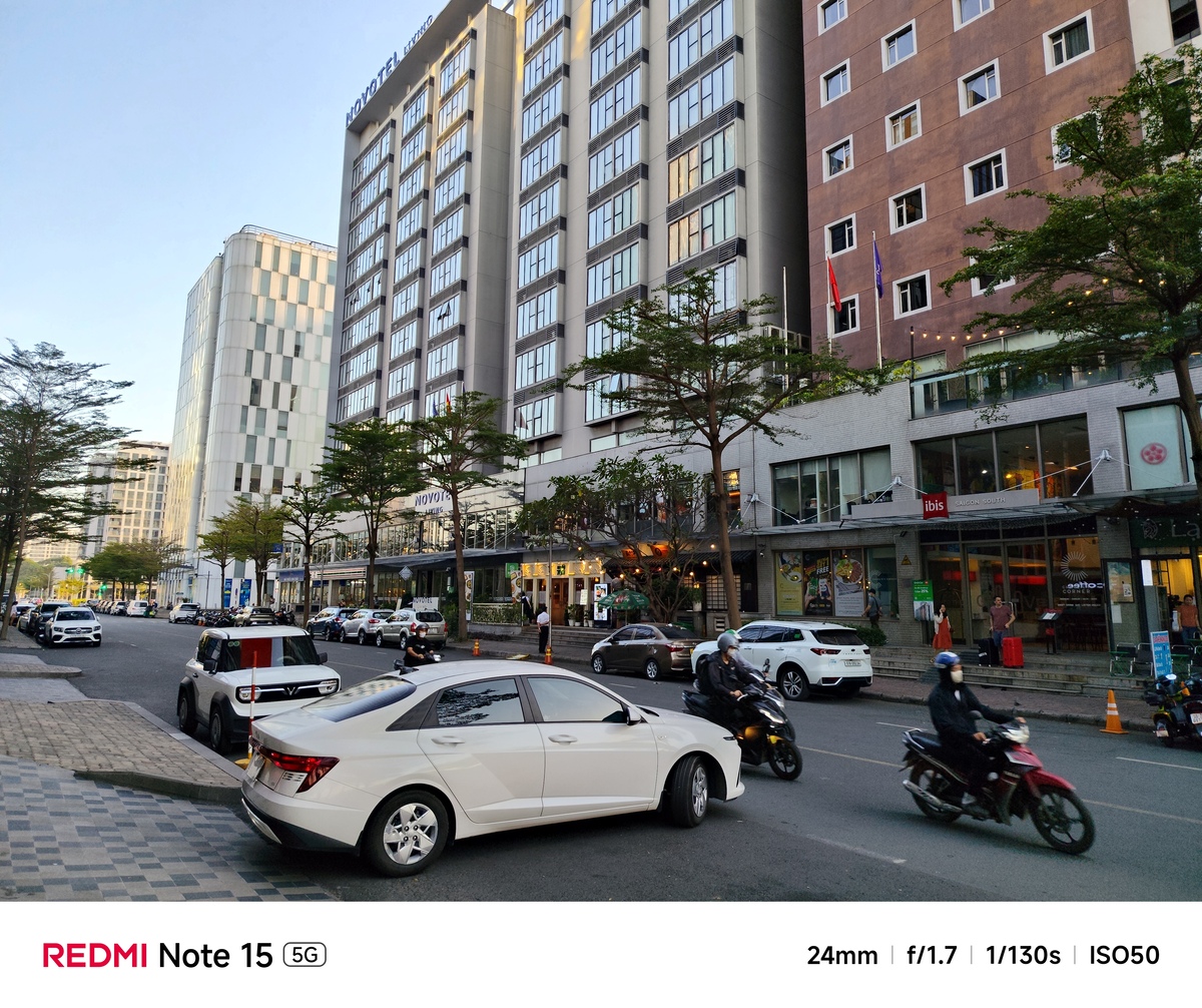 Camera chính trên Xiaomi Redmi Note 15 5G